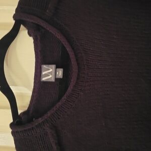 WORTHINGTON BRAND WOMEN'S BLACK PULLOVER WARM WINTER SWEATER SIZE MEDIUM